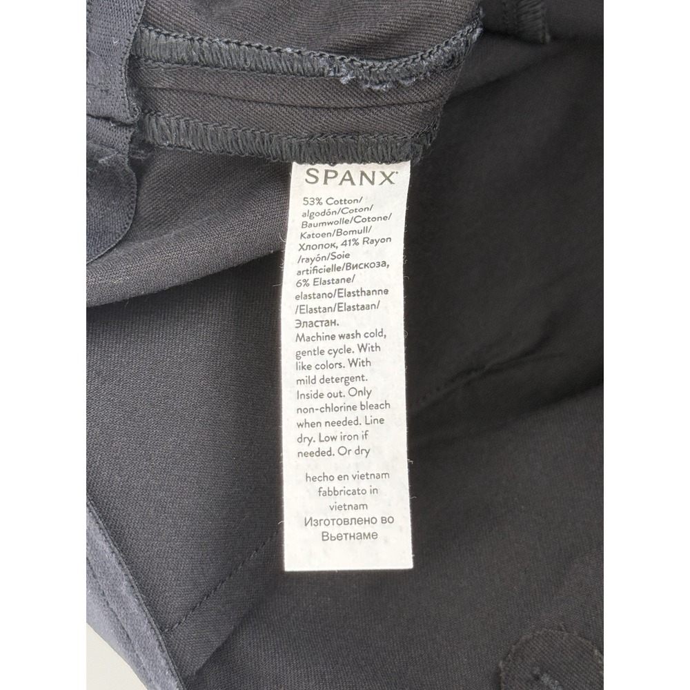 Spanx Polished Kick Flare Pants Classic Black 20367R Womens Large NWT - Picture 7 of 13